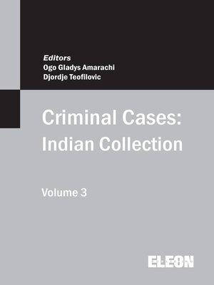cover image of Criminal Cases